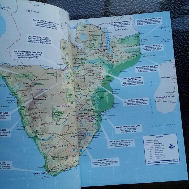 Explore Southern Africa: "Lonely Planet" Guide with Special Wildlife Chapter
