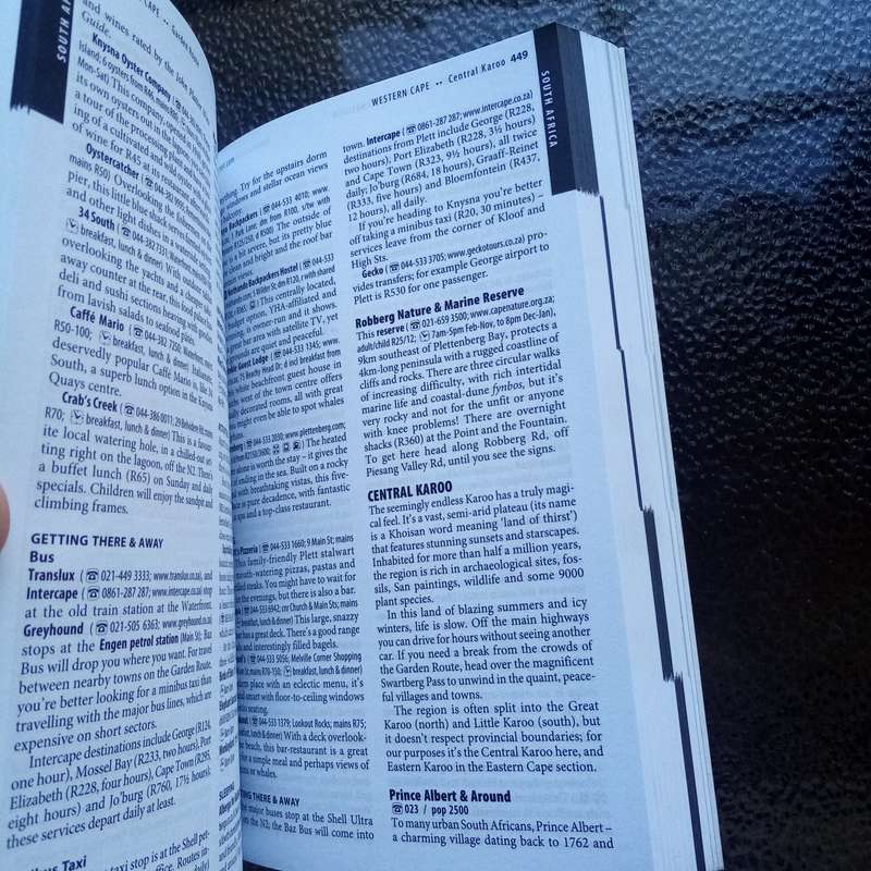 Explore Southern Africa: "Lonely Planet" Guide with Special Wildlife Chapter