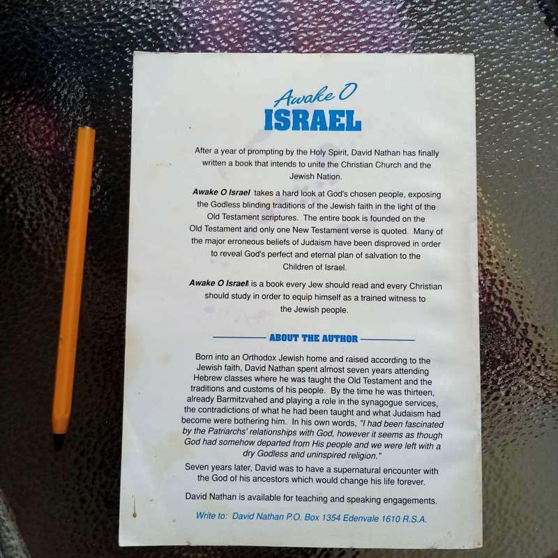 Awake O Israel: A Call to Spiritual Renewal by David Nathan