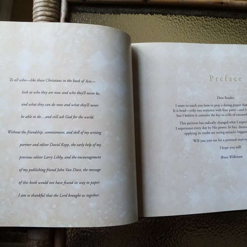 The Prayer of Jabez: Breaking Through to a Life of Blessing by Bruce Wilkinson