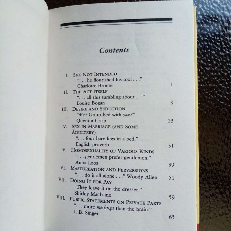 Sex: Even More Fun You Can Have Without Laughing - Witty & Instructive Quotations
