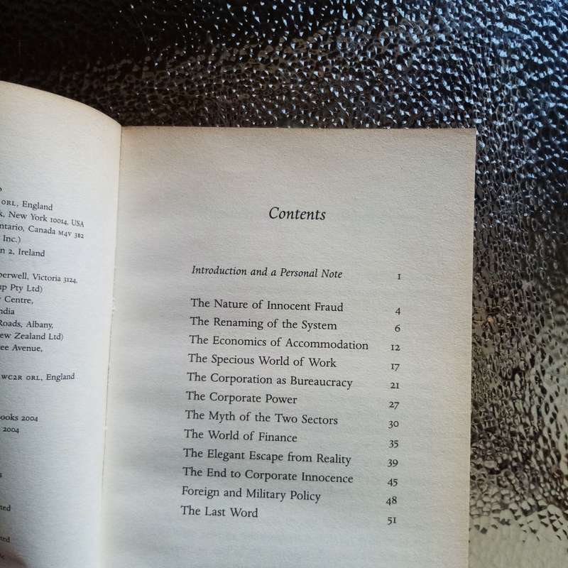 The Economics of Innocent Fraud by J.K. Galbraith - A Provocative Look at Economic Truths