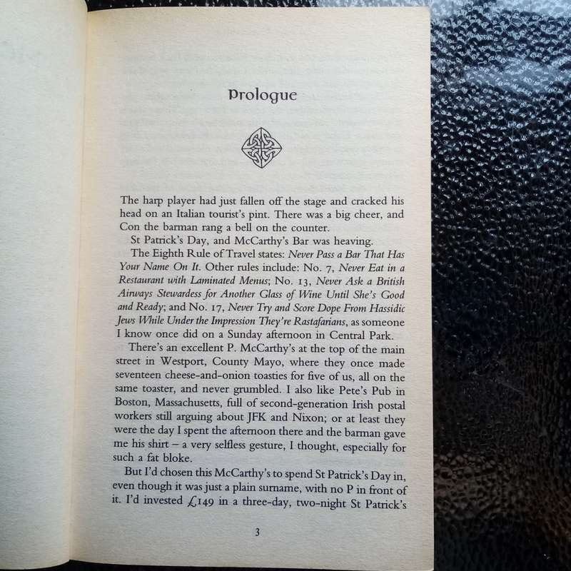 McCarthy's Bar: A Journey of Discovery in Ireland by Pete McCarthy  Travel Memoir Treasure!