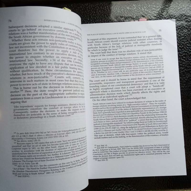 International Law: A South African Perspective by John Dugard - Essential 3rd Edition