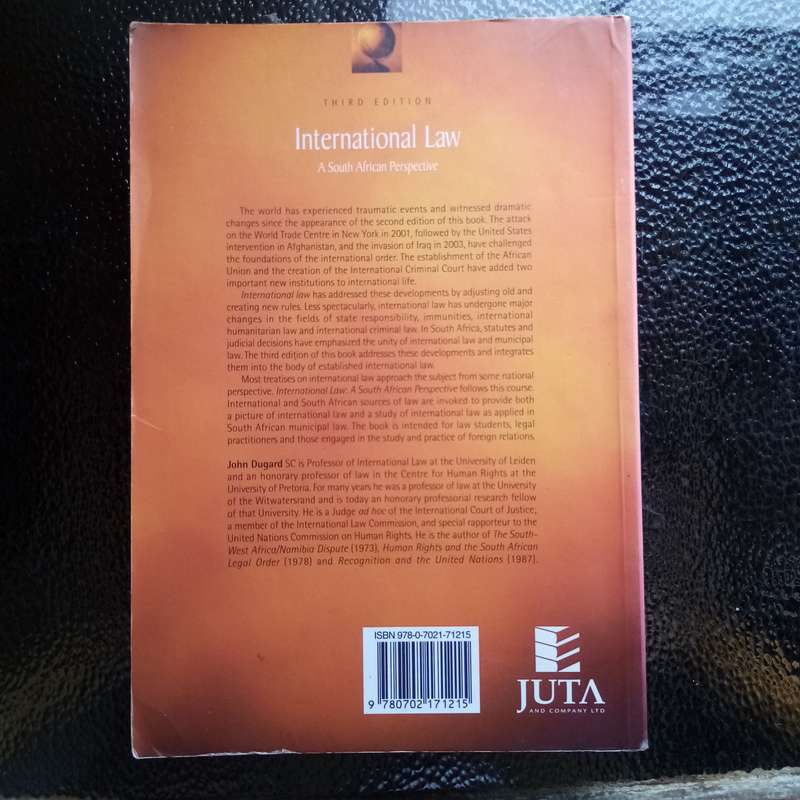 International Law: A South African Perspective by John Dugard - Essential 3rd Edition