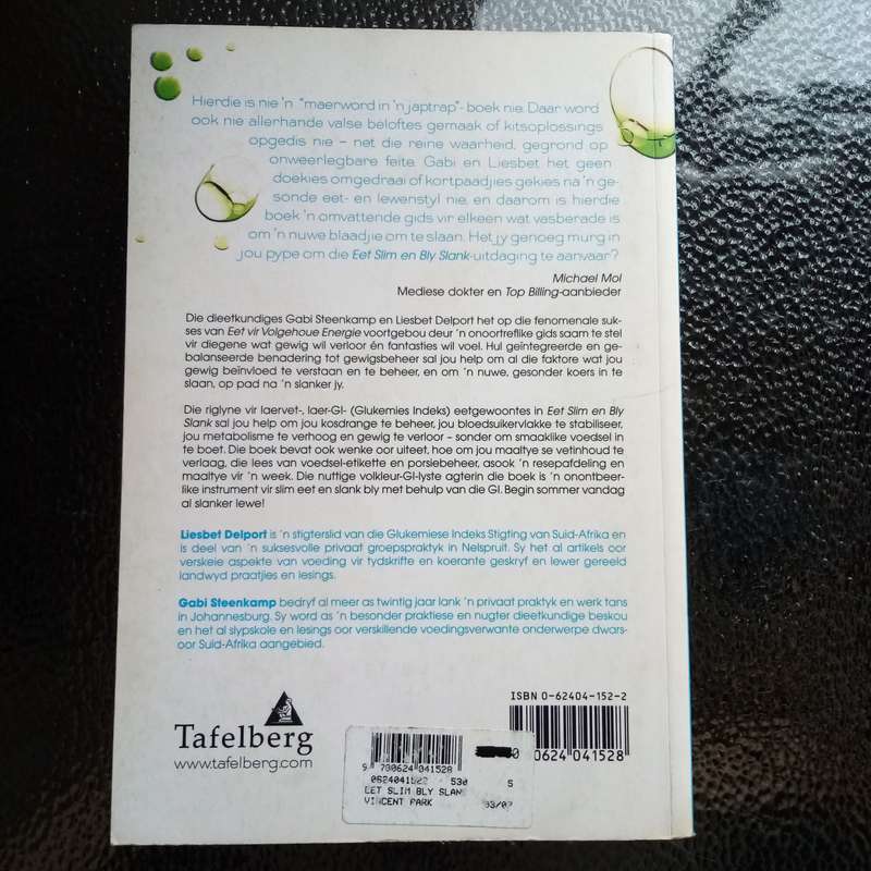 Eet Slim en Blyslank: Die GI-Dieet  Jou Gids tot Gesonde Eten en Gewigsbeheer!
