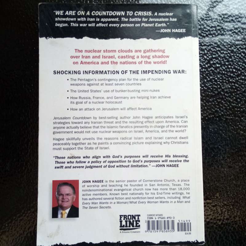 Jerusalem Countdown by John Hagee - Prophetic Insights & Thrilling End Times Thriller