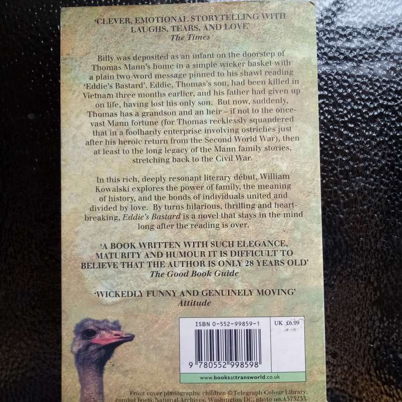 Eddie's Bastard by William Kowalski  A Heartfelt Novel of Redemption and Family