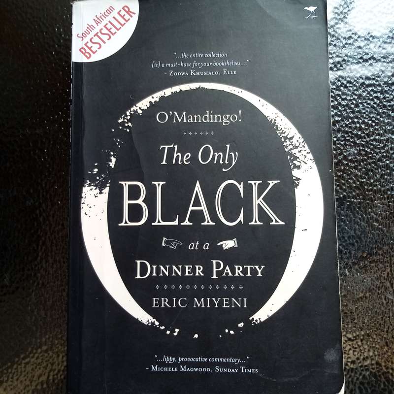 Title: O'Mandingo! The Only Black at a Dinner Party by Eric Miyeni  A Provocative Cultural Comment