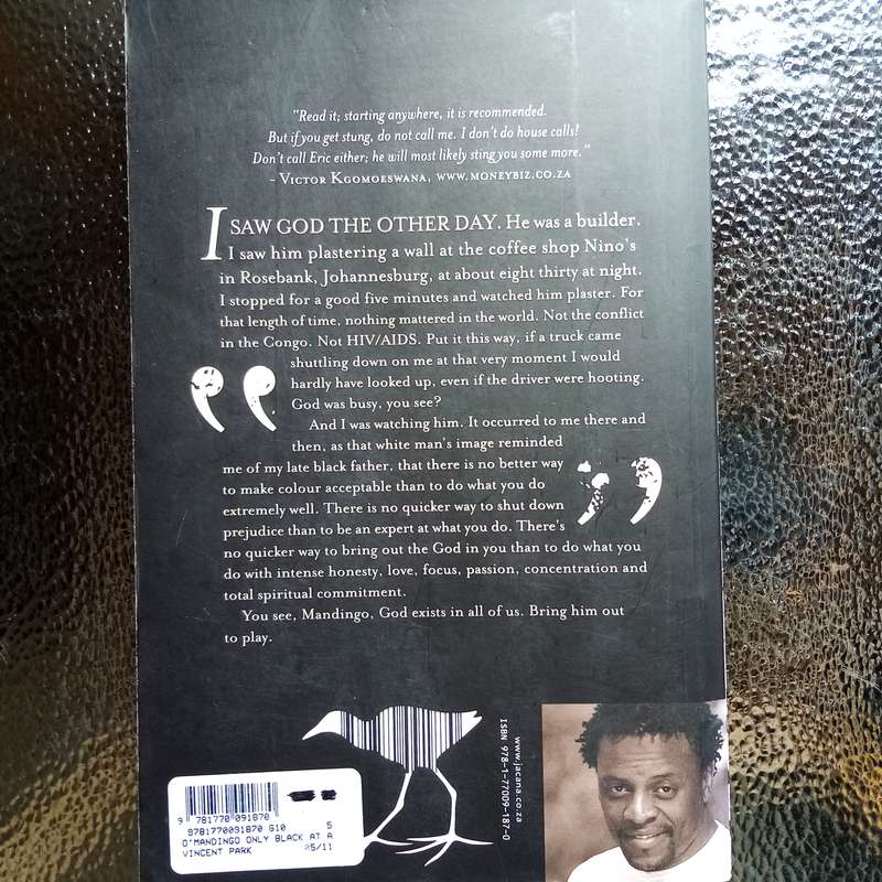 Title: O'Mandingo! The Only Black at a Dinner Party by Eric Miyeni  A Provocative Cultural Comment