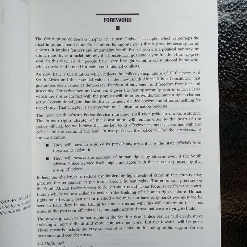 Human Rights for the Police by F. Nel & J. Bezuidenhout  Essential Guidance for Law Enforcement!