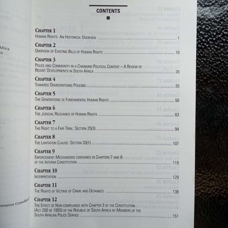 Human Rights for the Police by F. Nel & J. Bezuidenhout  Essential Guidance for Law Enforcement!