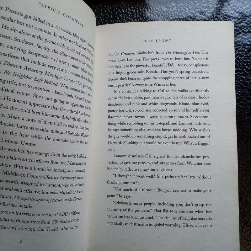 The Front by Patricia Cornwell  A Gripping Thriller of Crime and Corruption