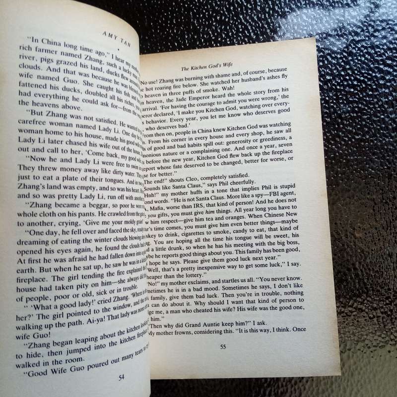 The Kitchen God's Wife by Amy Tan  A Journey of Resilience, Culture, and Family Bonds