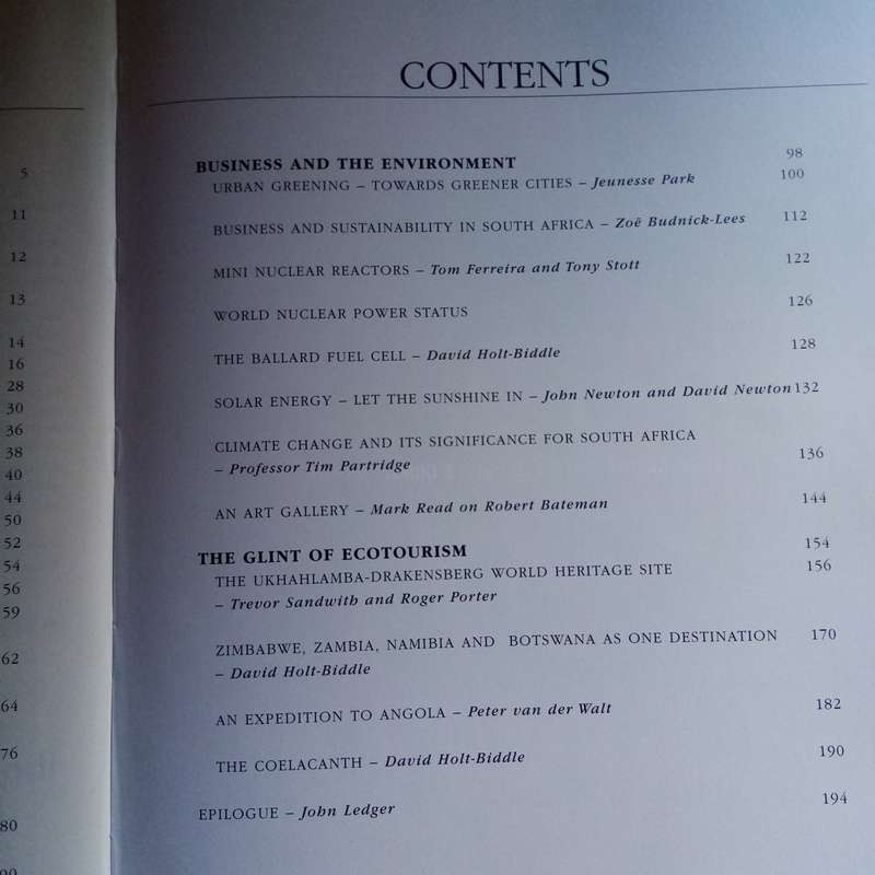 Vision of Wildlife, Ecotourism, and the Environment in Southern Africa: Ninth Annual