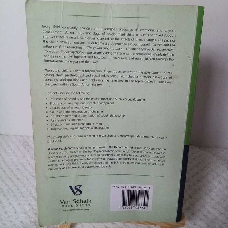 The Young Child in Context by Marike W de Witt - Comprehensive Guide to Early Childhood Development