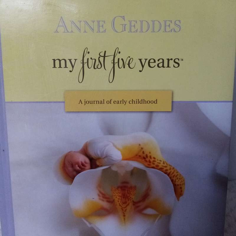Anne Geddes My First Five Years Baby Record Book - Keepsake Journal, Milestone Memory Album