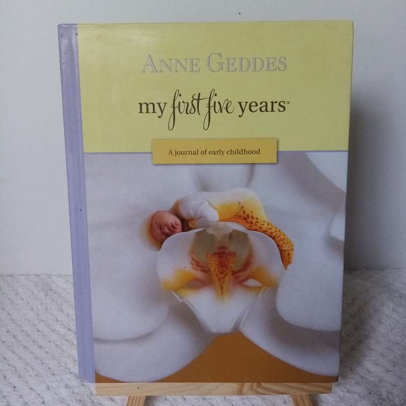 Anne Geddes My First Five Years Baby Record Book - Keepsake Journal, Milestone Memory Album