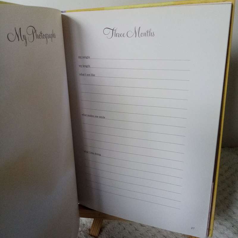 Anne Geddes My First Five Years Baby Record Book - Keepsake Journal, Milestone Memory Album