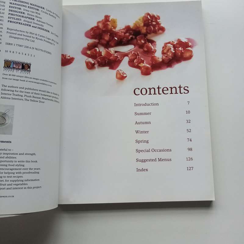 Four Seasons: Seasonal Cooking & South African Flavours by Marita Pieterse