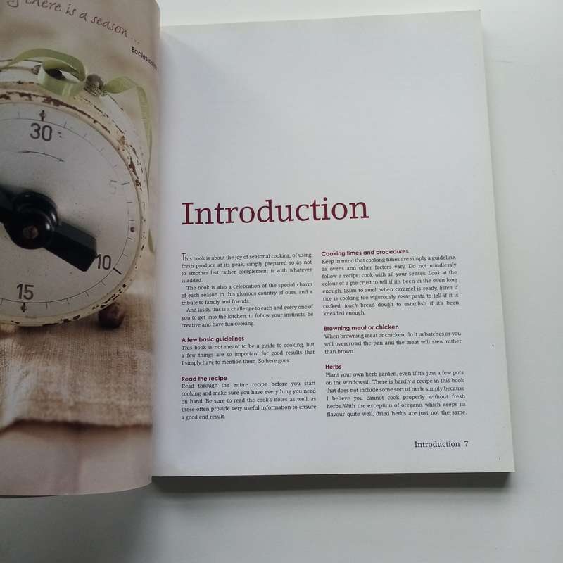 Four Seasons: Seasonal Cooking & South African Flavours by Marita Pieterse