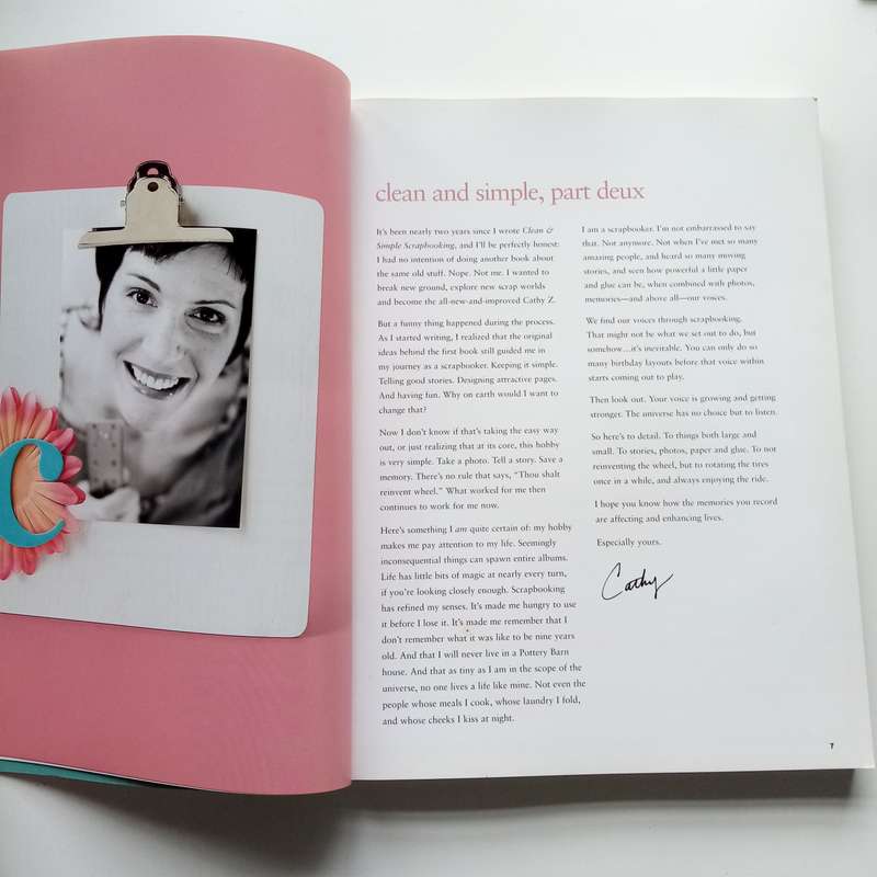 Clean & Simple Scrapbooking: Effortless Design Ideas for Beautiful Pages by Cathy Zielske