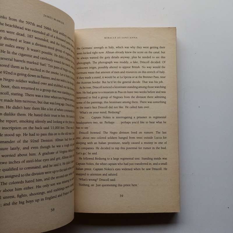 Miracle at Sant'Anna by James McBride  A Powerful Story of War, Courage, and Brotherhood