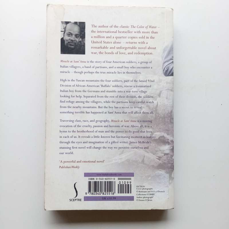 Miracle at Sant'Anna by James McBride  A Powerful Story of War, Courage, and Brotherhood