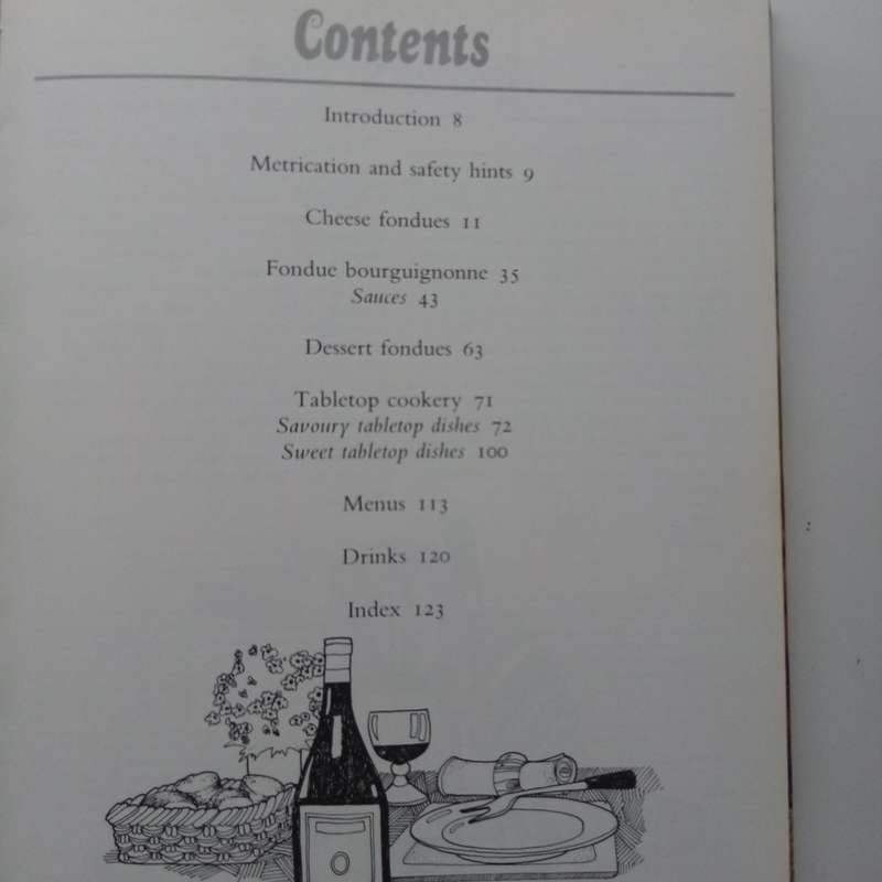 Hamlyn's Fondue Cookbook by Jull Spencer  A Delicious Collection of Fondue Recipes