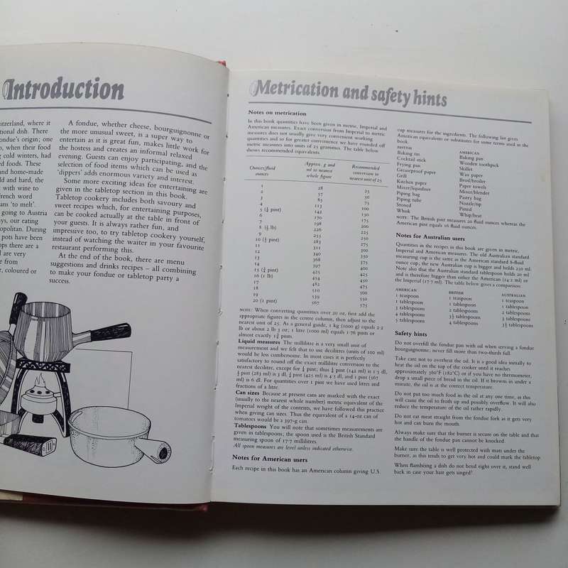 Hamlyn's Fondue Cookbook by Jull Spencer  A Delicious Collection of Fondue Recipes