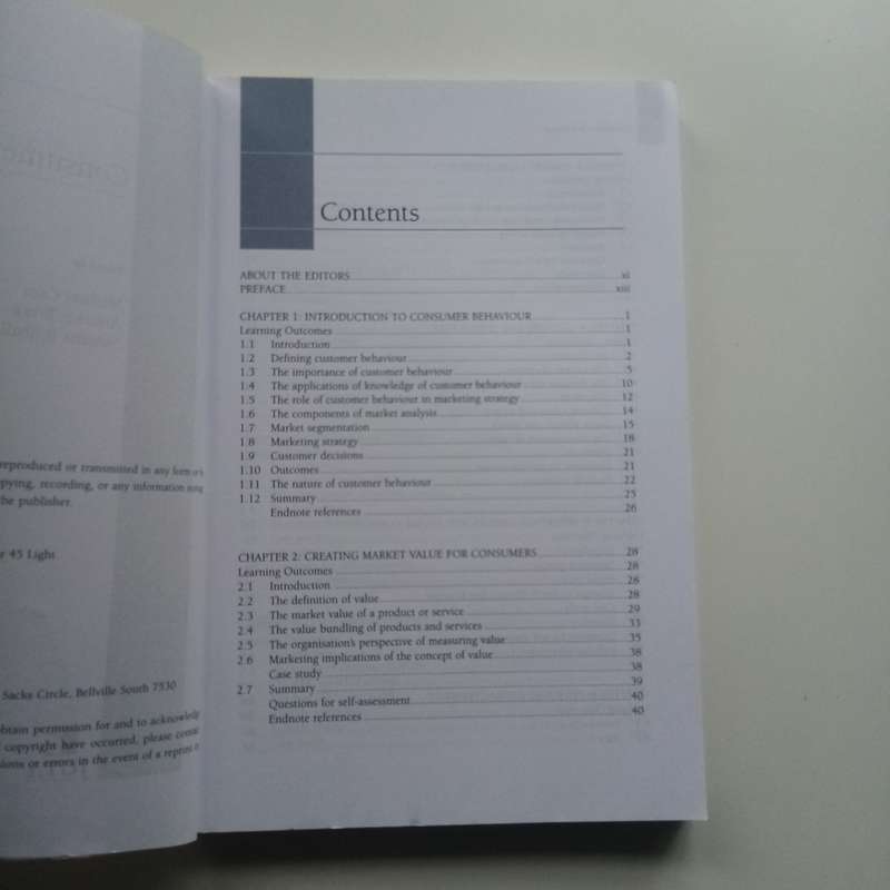 Consumer Behaviour by Michael Cant & Annekie Brink - Insights for Marketing and Business