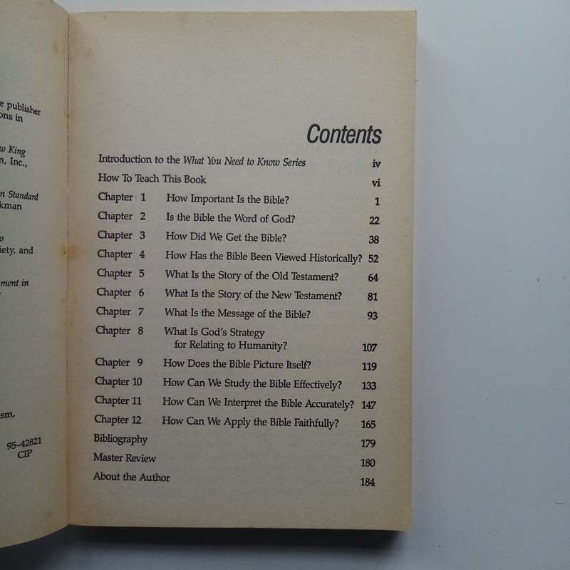 The Bible in 12 Lessons by Max Anders: A Clear and Concise Guide to Understanding the Bible