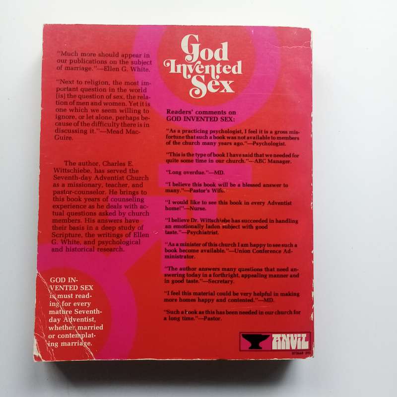 God Invented Sex by Charles E. Wittschiebe  A Thoughtful Christian Perspective on Love and Intimacy