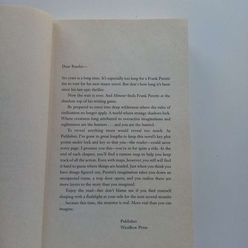 Monster (Paperback) by Frank Peretti: A Thrilling Supernatural Tale of Fear and Redemption