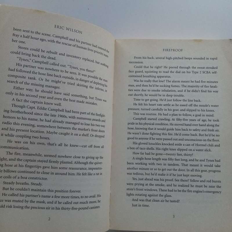 Fireproof by Eric Wilson - A Powerful Story of Love and Redemption - novel