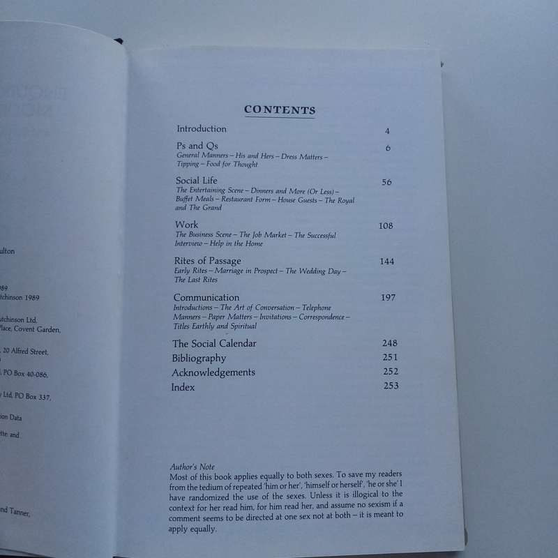 Modern Etiquette by Moyra Bremner - Your Guide to Polished Social Grace
