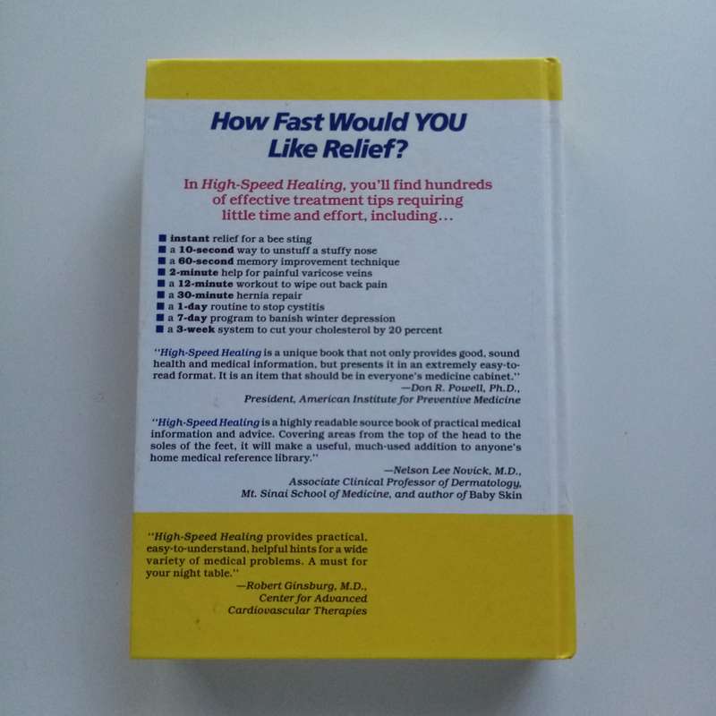 High Speed Healing - The Fastest, Safest, and Most Effective Shortcuts to Lasting Relief
