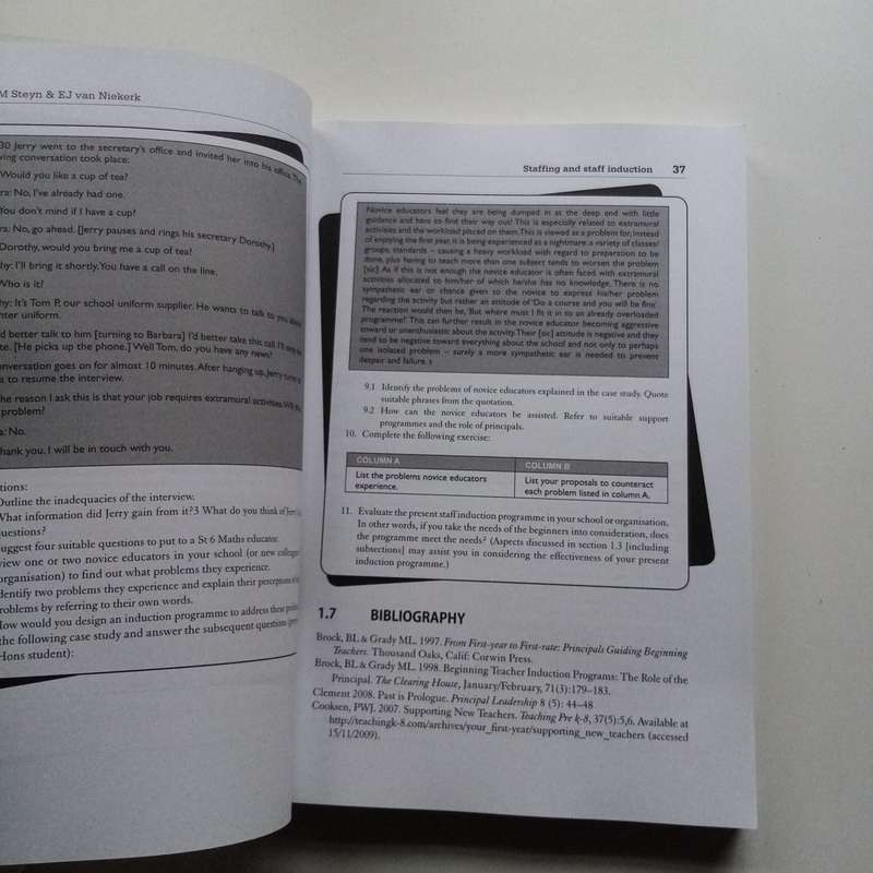 Human Resources Management in Education:  by G. M. Steyn