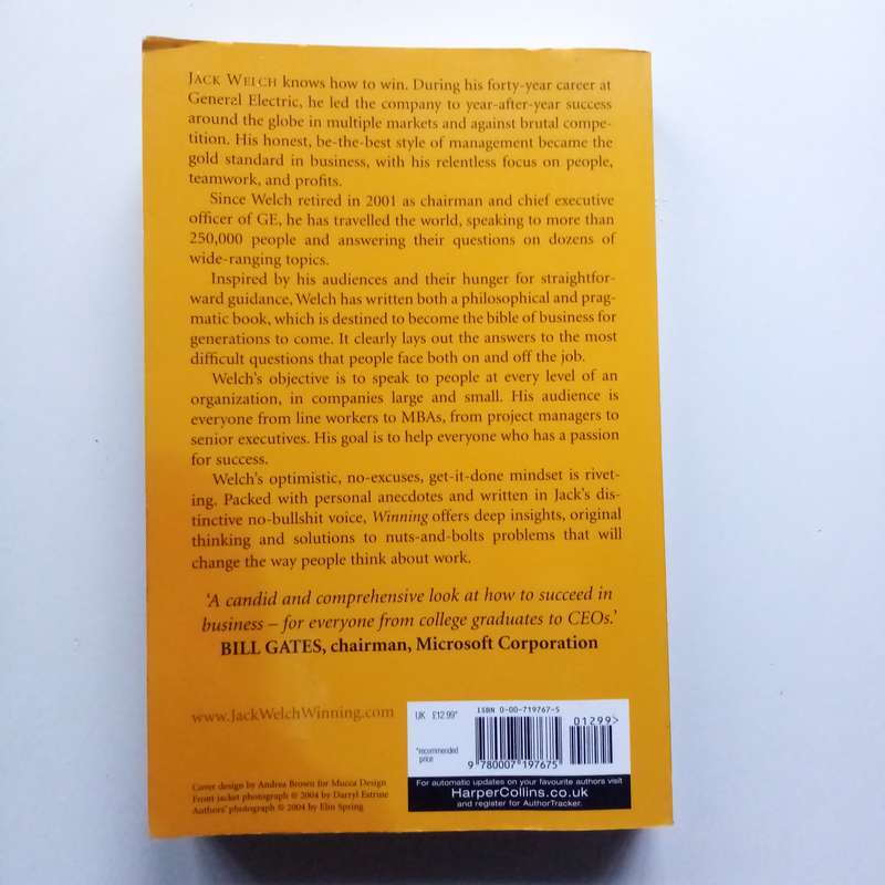 Winning: Leadership and Success Strategies by Jack Welch with Suzy Welch