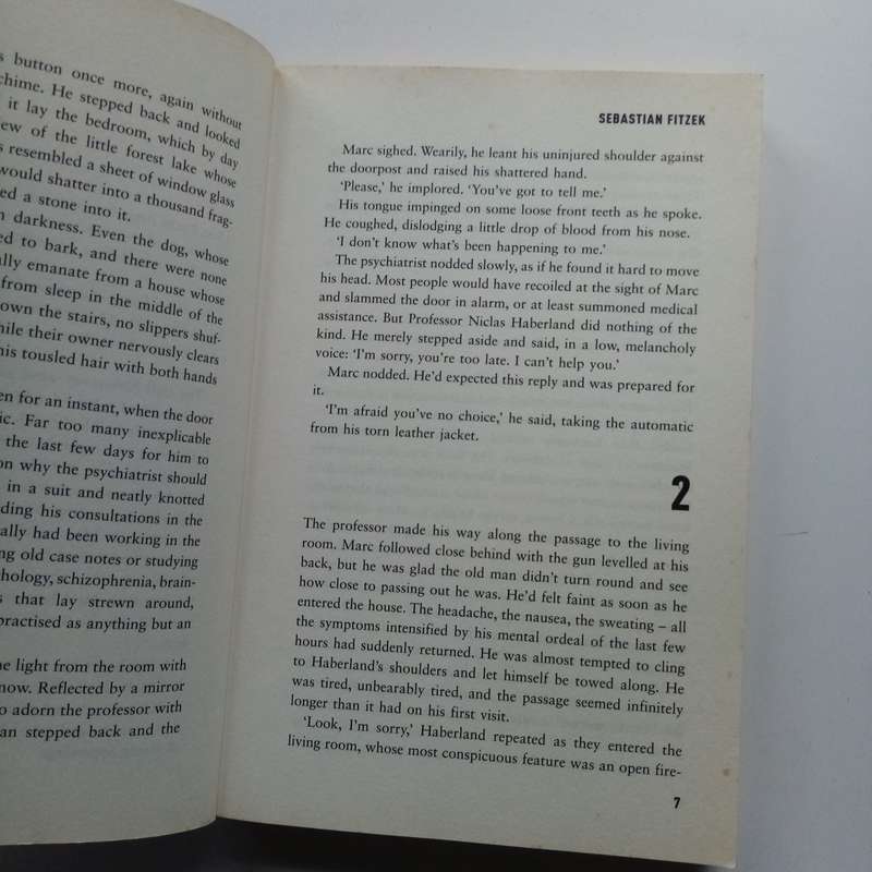 Splinter by Sebastian Fitzek | Paperback Psychological Thriller