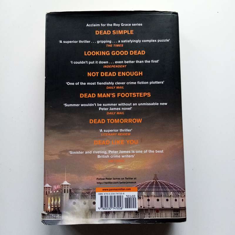 Dead Man's Grip by Peter James | Gripping Crime Thriller Hardcover Edition