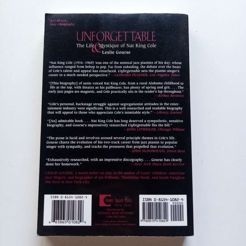 Unforgettable: The Life & Mystique of Nat King Cole | Softcover Biography | Music Legend