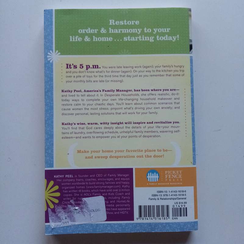 Desperate Households by Kathy Peel | Paperback Guide to Organizing & Managing Your Home