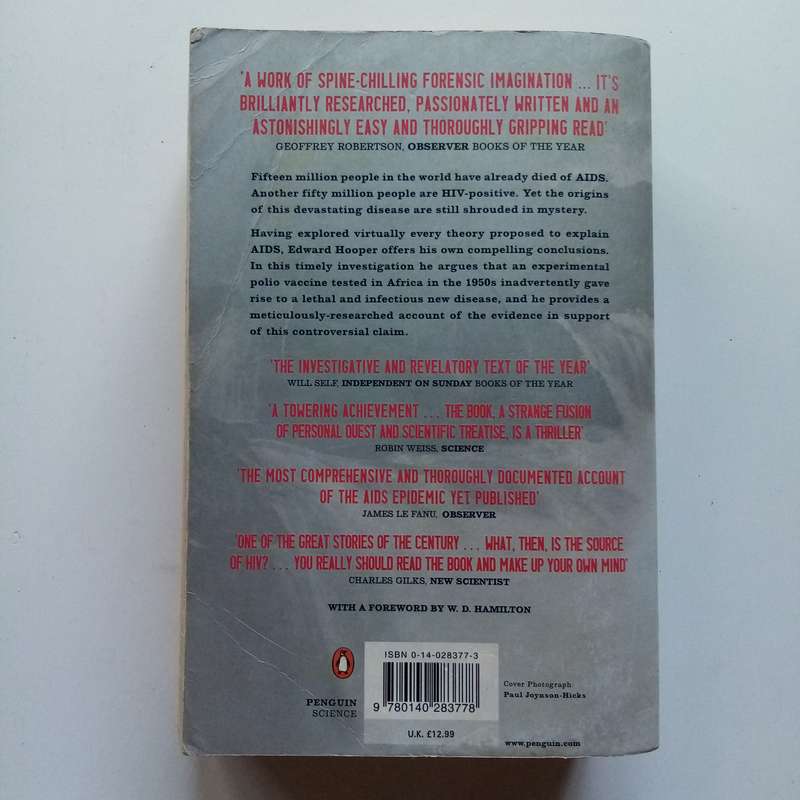 The River by Edward Hooper | Investigative Journey into the Origins of HIV/AIDS