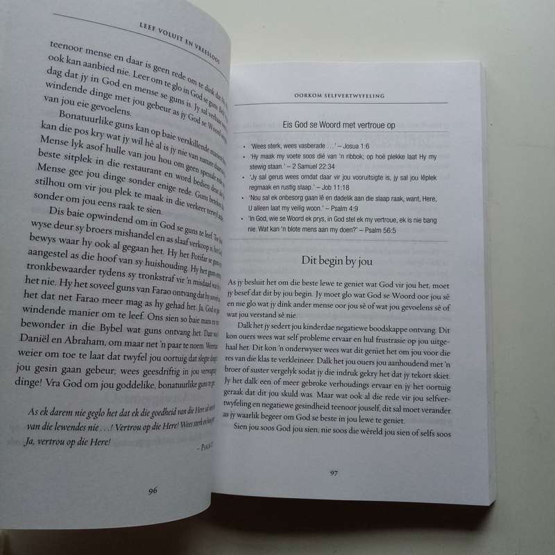 Leef Voluit en Vreesloos deur Joyce Meyer - 'n Pad na Vryheid en Moed