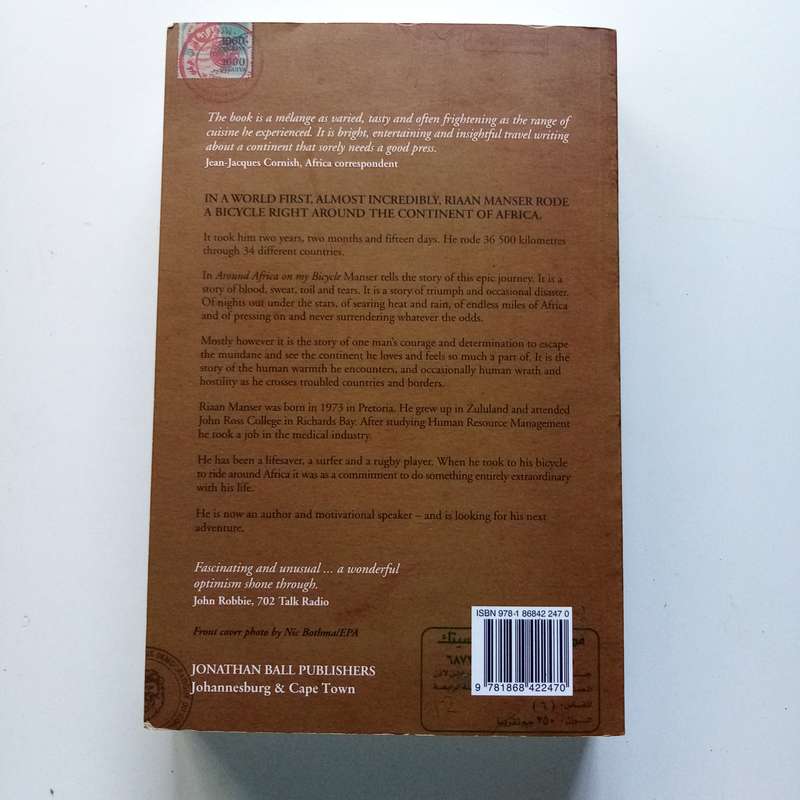 Around Africa on My Bicycle by Riaan Manser | Epic Adventure | African Travel Memoir