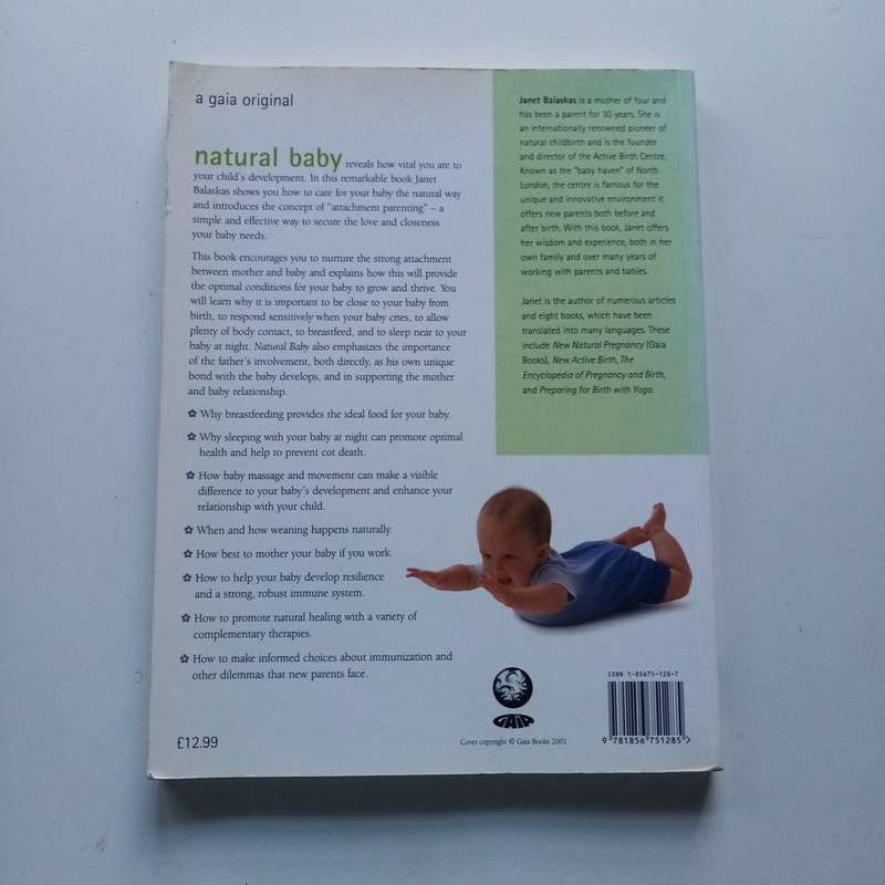 Natural Baby by Janet Balaskas | Holistic Parenting | Gentle Birth and Baby Care