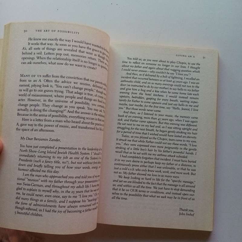 The Art of Possibility by Rosamund Stone Zander & Benjamin Zander - Transform Your Perspective
