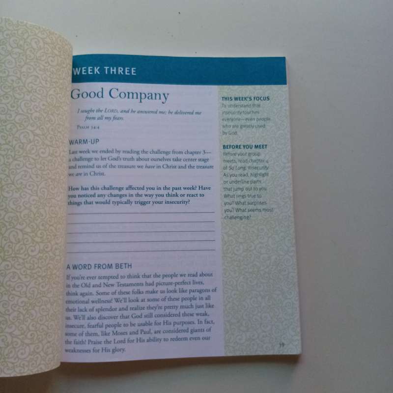 So Long, Insecurity: A Group Experience by Beth Moore - Overcome Doubts and Embrace Confidence