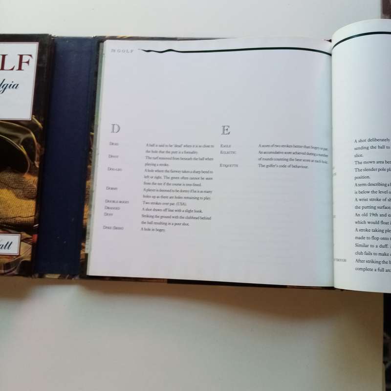 Golf: Two Book Set - Nostalgia and Tips & Care by Mick A. Watt